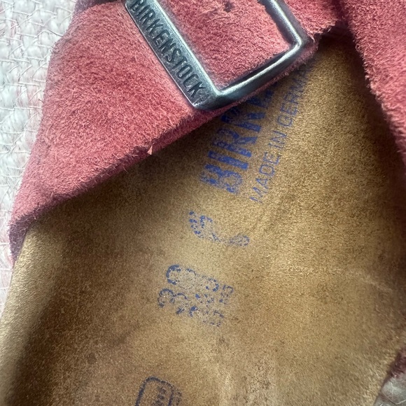 Birkenstock Lugano Soft Footbed Suede Sandals FLAW - Picture 4 of 6